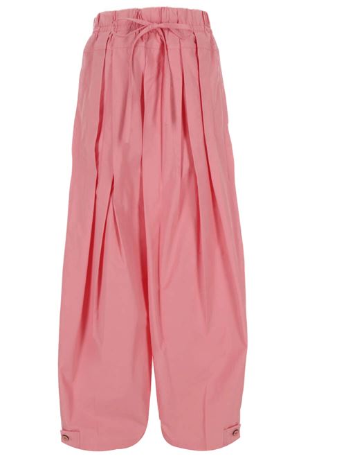 Pantaloni in popeline rosa Jil Sander | J02KA0221J45202951